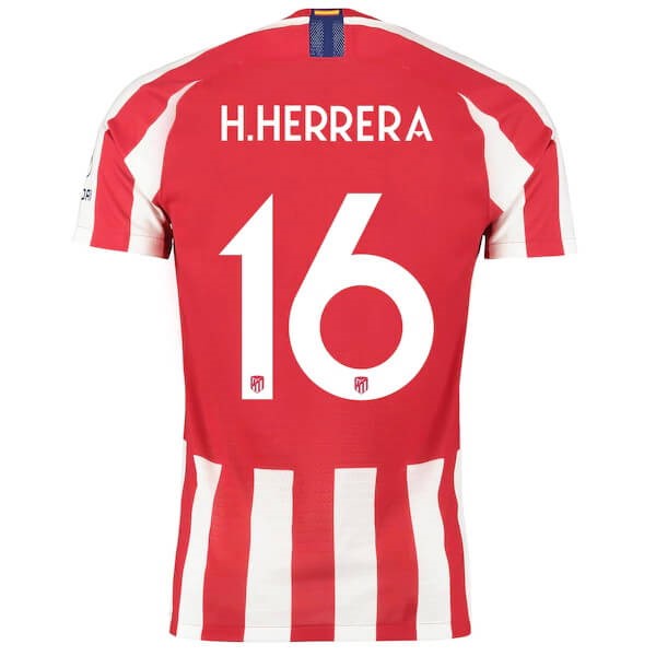 Tailandia Camiseta Atlético De Madrid NO.16 H. Herrera 2019/20 Rojo